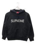 SUPREMEシュプリーム）の古着「Capital Hooded Sweatshirt」｜ブラック