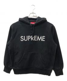 SUPREME（シュプリーム）の古着「Capital Hooded Sweatshirt」｜ブラック