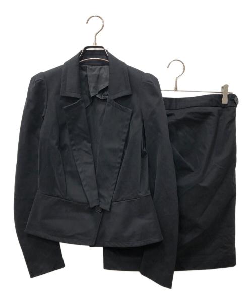 Vivienne Westwood ANGLOMANIA（ヴィヴィアンウエストウッドアングロマニア）Vivienne Westwood ANGLOMANIA (ヴィヴィアンウエストウッドアングロマニア) セレモニーセットアップスーツ ブラック サイズ:ジャケット：40　スカート：42の古着・服飾アイテム