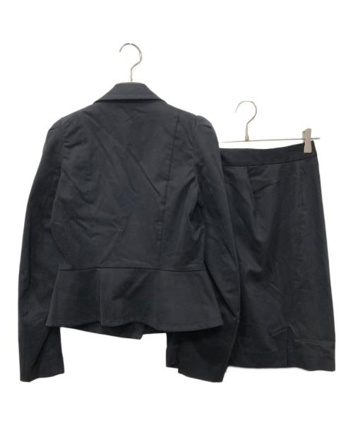 Vivienne Westwood ANGLOMANIA（ヴィヴィアンウエストウッドアングロマニア）Vivienne Westwood ANGLOMANIA (ヴィヴィアンウエストウッドアングロマニア) セレモニーセットアップスーツ ブラック サイズ:ジャケット：40　スカート：42の古着・服飾アイテム