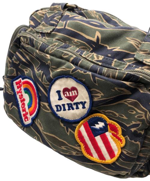 Hysteric Glamour（ヒステリックグラマー）Hysteric Glamour (ヒステリックグラマー) PATCH SCRATCH ミニボストンバッグ カーキ サイズ:下記参照の古着・服飾アイテム