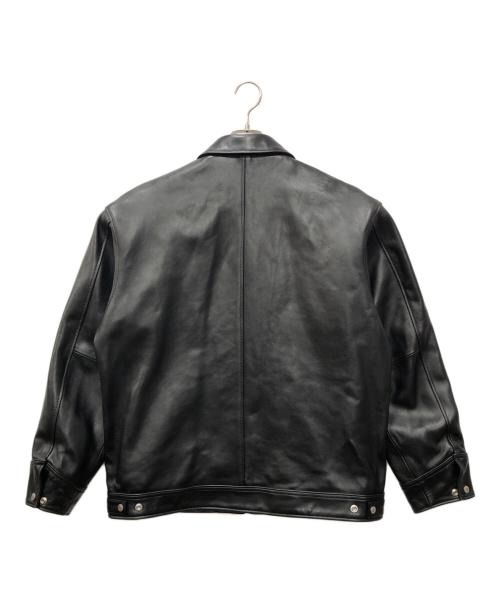Schott（ショット）Schott (ショット) LEATHER TRACKER JACKET ブラック サイズ:XLの古着・服飾アイテム