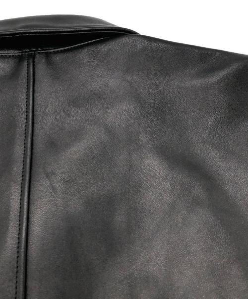 Schott（ショット）Schott (ショット) LEATHER TRACKER JACKET ブラック サイズ:XLの古着・服飾アイテム