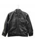 Schott（ショット）の古着「LEATHER TRACKER JACKET」｜ブラック