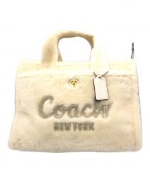 COACH（コーチ）の古着「シアリング カーゴトート」｜アイボリー