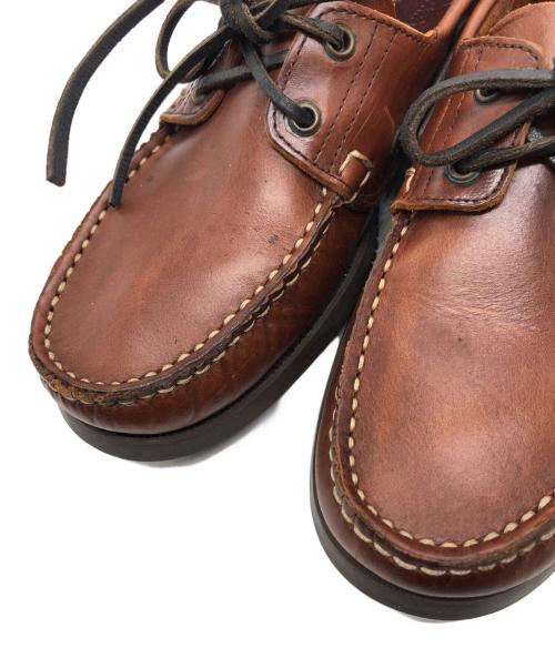 PARABOOT（パラブーツ）PARABOOT (パラブーツ) BARTH デッキシューズ ブラウン サイズ:8の古着・服飾アイテム