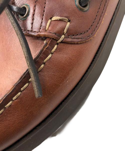 PARABOOT（パラブーツ）PARABOOT (パラブーツ) BARTH デッキシューズ ブラウン サイズ:8の古着・服飾アイテム