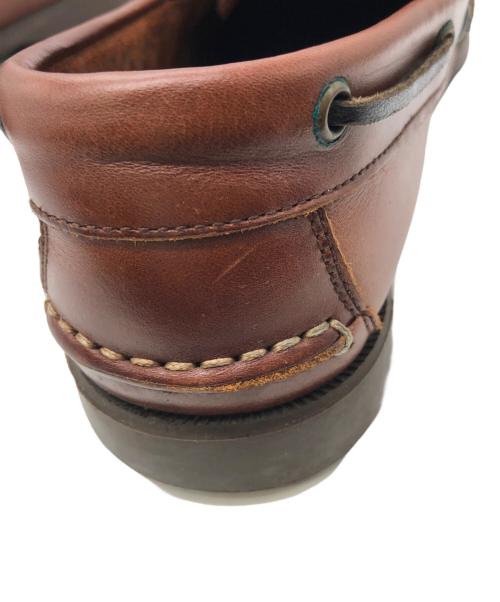 PARABOOT（パラブーツ）PARABOOT (パラブーツ) BARTH デッキシューズ ブラウン サイズ:8の古着・服飾アイテム