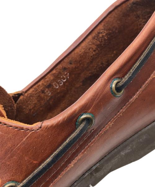 PARABOOT（パラブーツ）PARABOOT (パラブーツ) BARTH デッキシューズ ブラウン サイズ:8の古着・服飾アイテム