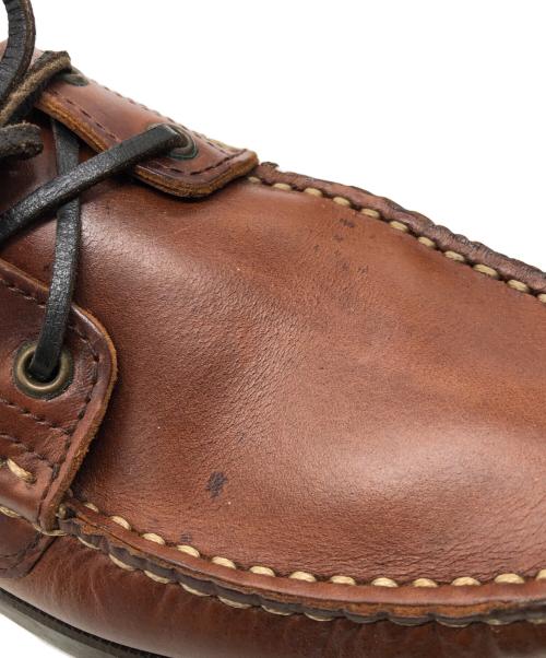 PARABOOT（パラブーツ）PARABOOT (パラブーツ) BARTH デッキシューズ ブラウン サイズ:8の古着・服飾アイテム