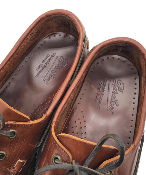 PARABOOT（パラブーツ）PARABOOT (パラブーツ) BARTH デッキシューズ ブラウン サイズ:8の古着・服飾アイテム