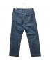 TANAKA (タナカ) THE STRAIGHT JEAN TROUSERS ブルー サイズ:30：12000円