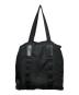 PRADA (プラダ) サイドトライアングルロゴトートバッグ ブラック：19000円