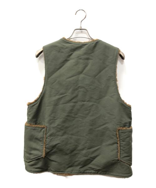 Engineered Garments（エンジニアド ガーメンツ）Engineered Garments (エンジニアド ガーメンツ) Over Vest カーキ×ブラウン サイズ:Mの古着・服飾アイテム