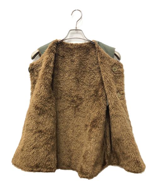 Engineered Garments（エンジニアド ガーメンツ）Engineered Garments (エンジニアド ガーメンツ) Over Vest カーキ×ブラウン サイズ:Mの古着・服飾アイテム