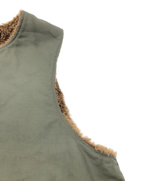 Engineered Garments（エンジニアド ガーメンツ）Engineered Garments (エンジニアド ガーメンツ) Over Vest カーキ×ブラウン サイズ:Mの古着・服飾アイテム