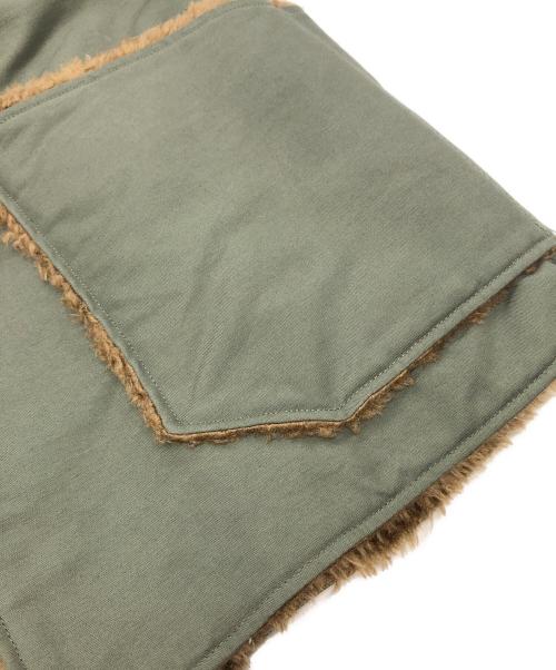 Engineered Garments（エンジニアド ガーメンツ）Engineered Garments (エンジニアド ガーメンツ) Over Vest カーキ×ブラウン サイズ:Mの古着・服飾アイテム