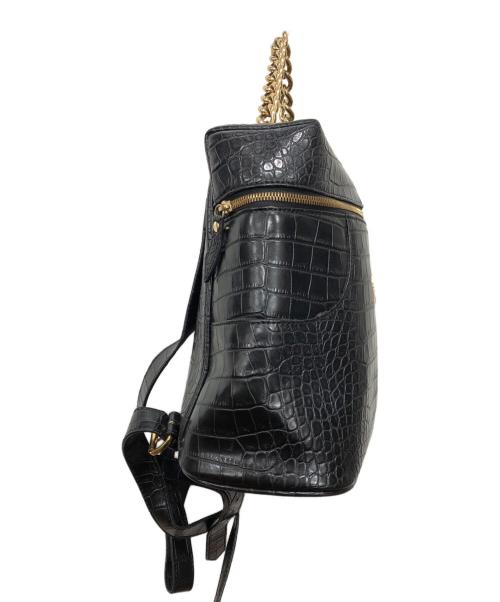 Vivienne Westwood ANGLOMANIA（ヴィヴィアンウエストウッドアングロマニア）Vivienne Westwood ANGLOMANIA (ヴィヴィアンウエストウッドアングロマニア) 型押しリュック ブラック サイズ:下記参照の古着・服飾アイテム