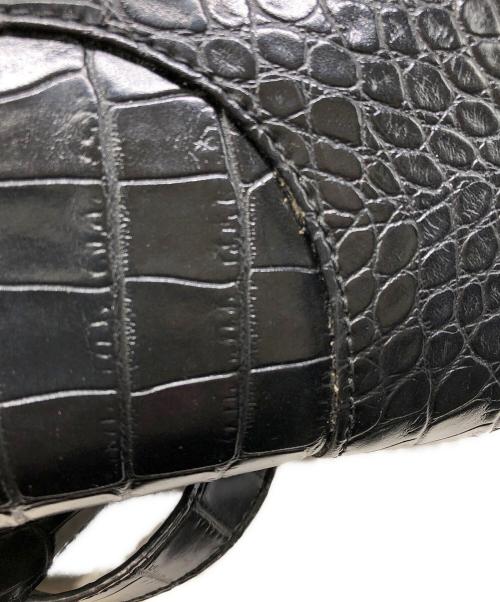 Vivienne Westwood ANGLOMANIA（ヴィヴィアンウエストウッドアングロマニア）Vivienne Westwood ANGLOMANIA (ヴィヴィアンウエストウッドアングロマニア) 型押しリュック ブラック サイズ:下記参照の古着・服飾アイテム