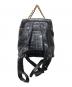 Vivienne Westwood ANGLOMANIA (ヴィヴィアンウエストウッドアングロマニア) 型押しリュック ブラック サイズ:下記参照：20000円