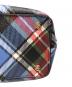 中古・古着 Vivienne Westwood (ヴィヴィアンウエストウッド) チェック2WAYハンドバッグ ブルー×レッド サイズ:下記参照：20000円