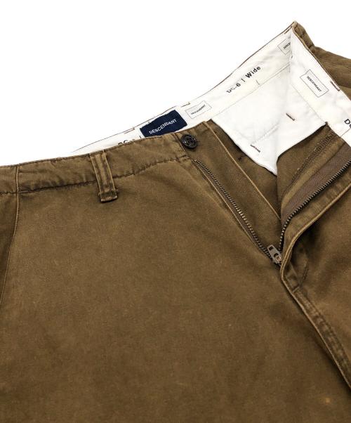 DESCENDANT（ディセンダント）DESCENDANT (ディセンダント) DC-6 Wide ブラウン サイズ:2の古着・服飾アイテム