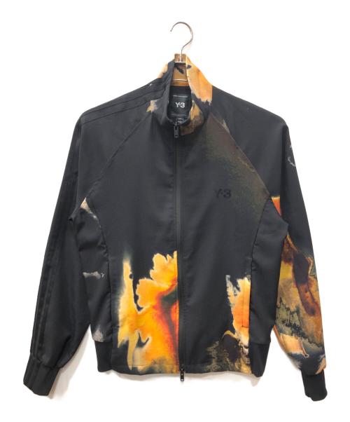Y-3（ワイスリー）Y-3 (ワイスリー) AOP TRACK TOP 3-STRIPES ブラック×オレンジ サイズ:Mの古着・服飾アイテム