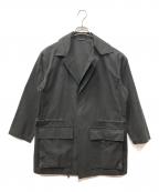 Y'sワイズ）の古着「COTTON TWILL WASHER PIGMENT IRONING RIGHT COLLAR」｜グレー