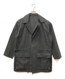 Y's（ワイズ）の古着「COTTON TWILL WASHER PIGMENT IRONING RIGHT COLLAR」｜グレー