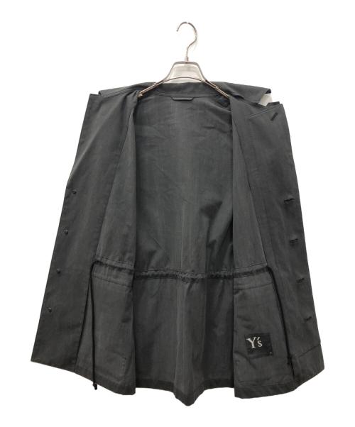 Y's（ワイズ）Y's (ワイズ) COTTON TWILL WASHER PIGMENT IRONING RIGHT COLLAR グレー サイズ:2の古着・服飾アイテム