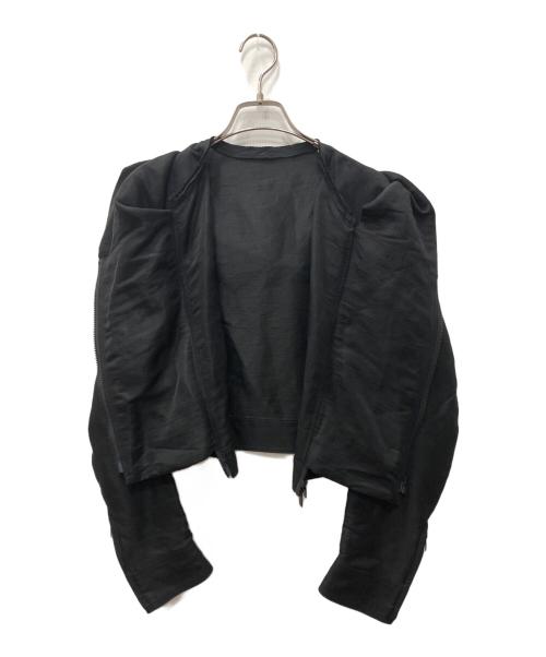 YOHJI YAMAMOTO（ヨウジヤマモト）YOHJI YAMAMOTO (ヨウジヤマモト) 変形デザインジャケット ブラック サイズ:2の古着・服飾アイテム