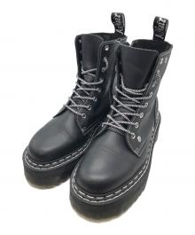 Dr.Martens（ドクターマーチン）の古着「JADON ホワイトダブルステッチ 8 ホール ブーツ」｜ブラック