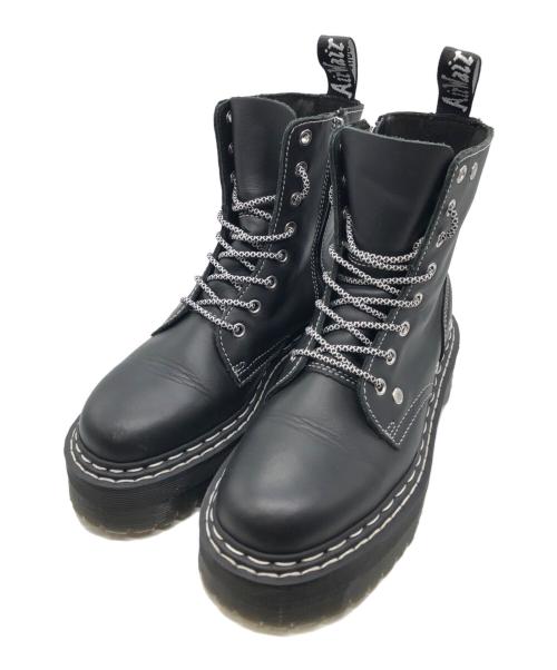 Dr.Martens（ドクターマーチン）Dr.Martens (ドクターマーチン) JADON ホワイトダブルステッチ 8 ホール ブーツ ブラック サイズ:UK6の古着・服飾アイテム