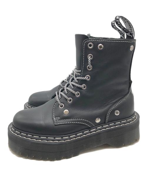 Dr.Martens（ドクターマーチン）Dr.Martens (ドクターマーチン) JADON ホワイトダブルステッチ 8 ホール ブーツ ブラック サイズ:UK6の古着・服飾アイテム