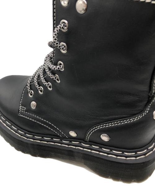Dr.Martens（ドクターマーチン）Dr.Martens (ドクターマーチン) JADON ホワイトダブルステッチ 8 ホール ブーツ ブラック サイズ:UK6の古着・服飾アイテム