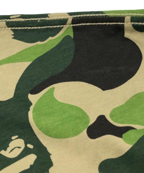 A BATHING APE（アベイシングエイプ）A BATHING APE (アベイシングエイプ) ABC CAMO COLLEGE L/S TEE グリーン サイズ:2XLの古着・服飾アイテム