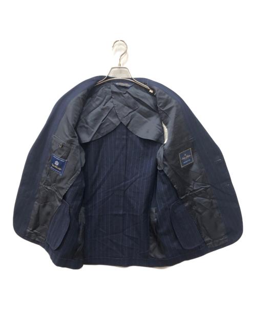 BROOKS BROTHERS（ブルックスブラザーズ）BROOKS BROTHERS (ブルックスブラザーズ) ウールストライプセットアップスーツ ネイビー サイズ:39SHTの古着・服飾アイテム