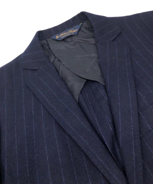 BROOKS BROTHERS（ブルックスブラザーズ）BROOKS BROTHERS (ブルックスブラザーズ) ウールストライプセットアップスーツ ネイビー サイズ:39SHTの古着・服飾アイテム
