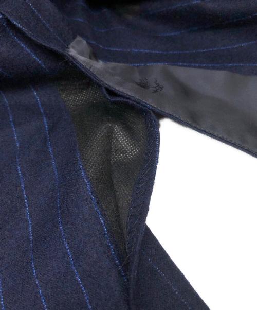 BROOKS BROTHERS（ブルックスブラザーズ）BROOKS BROTHERS (ブルックスブラザーズ) ウールストライプセットアップスーツ ネイビー サイズ:39SHTの古着・服飾アイテム