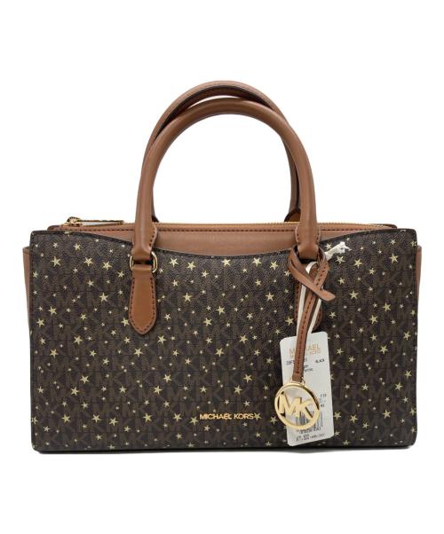 MICHAEL KORS（マイケルコース）MICHAEL KORS (マイケルコース) ARDEN トップジップ サッチェル ミディアム ブラウン 未使用品の古着・服飾アイテム