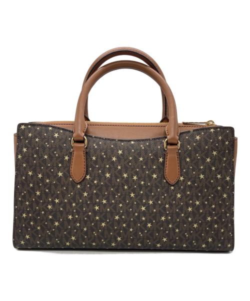 MICHAEL KORS（マイケルコース）MICHAEL KORS (マイケルコース) ARDEN トップジップ サッチェル ミディアム ブラウン 未使用品の古着・服飾アイテム