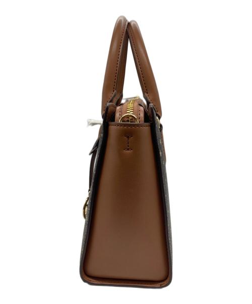 MICHAEL KORS（マイケルコース）MICHAEL KORS (マイケルコース) ARDEN トップジップ サッチェル ミディアム ブラウン 未使用品の古着・服飾アイテム