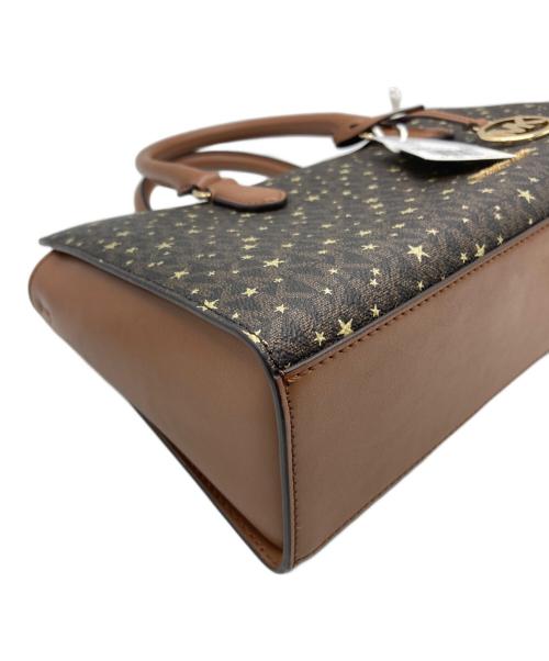 MICHAEL KORS（マイケルコース）MICHAEL KORS (マイケルコース) ARDEN トップジップ サッチェル ミディアム ブラウン 未使用品の古着・服飾アイテム