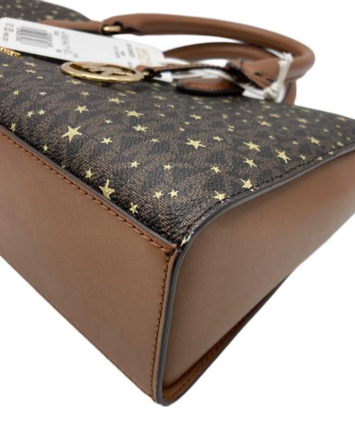 MICHAEL KORS（マイケルコース）MICHAEL KORS (マイケルコース) ARDEN トップジップ サッチェル ミディアム ブラウン 未使用品の古着・服飾アイテム