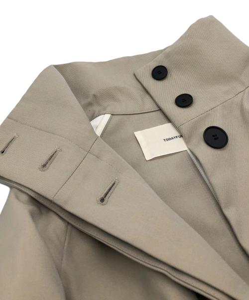 TODAYFUL（トゥデイフル）TODAYFUL (トゥデイフル) Standcollar Trench Coat ベージュ サイズ:36の古着・服飾アイテム