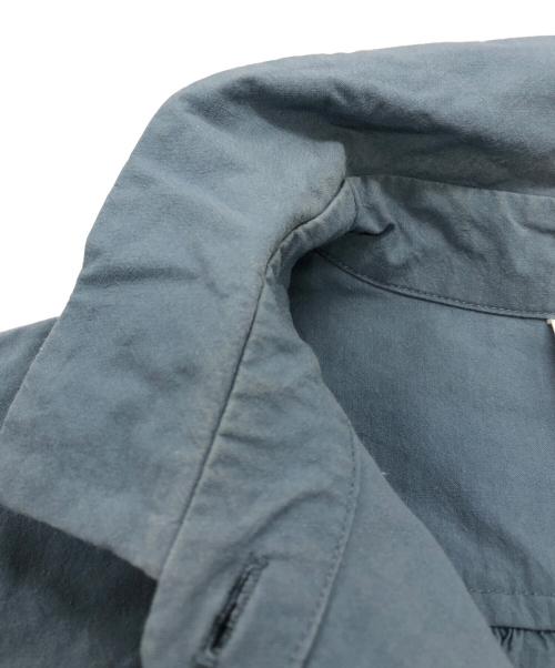 mina perhonen（ミナ ペルホネン）mina perhonen (ミナ ペルホネン) LAUNDRY シャツワンピース ブルー サイズ:36の古着・服飾アイテム