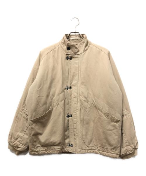 NIGEL CABOURN（ナイジェルケーボン）NIGEL CABOURN (ナイジェルケーボン) ライブロ アークティック クリップ ジャケット ベージュ サイズ:48の古着・服飾アイテム