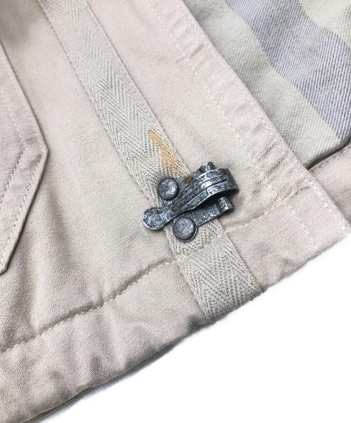 NIGEL CABOURN（ナイジェルケーボン）NIGEL CABOURN (ナイジェルケーボン) ライブロ アークティック クリップ ジャケット ベージュ サイズ:48の古着・服飾アイテム