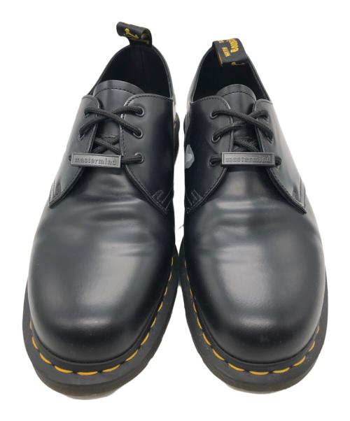 Dr.Martens（ドクターマーチン）Dr.Martens (ドクターマーチン) Mastermind JAPAN (マスターマインド ジャパン) A BATHING APE (アベイシングエイプ) 3ホールシューズ ブラック サイズ:SIZE UK9の古着・服飾アイテム