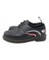 中古・古着 Dr.Martens (ドクターマーチン) Mastermind JAPAN (マスターマインド ジャパン) A BATHING APE (アベイシングエイプ) 3ホールシューズ ブラック サイズ:SIZE UK9：30000円